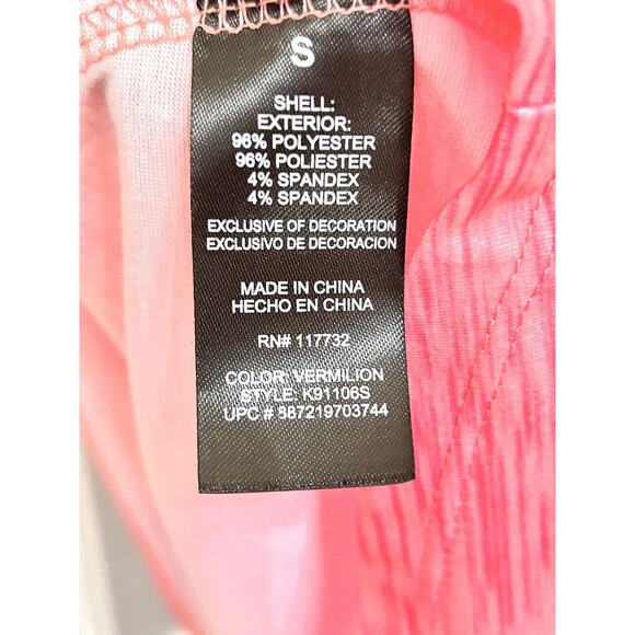 ZX Outdoor Lifestyle Active Dress, Racer Back With Padded Bra, Coral Size S, NWT - Picture 8 of 14